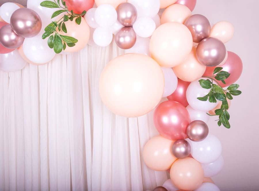 Pastel Pink and Blue Balloon Garland Arch DIY Kit for Baby Shower &  Birthday Decorations