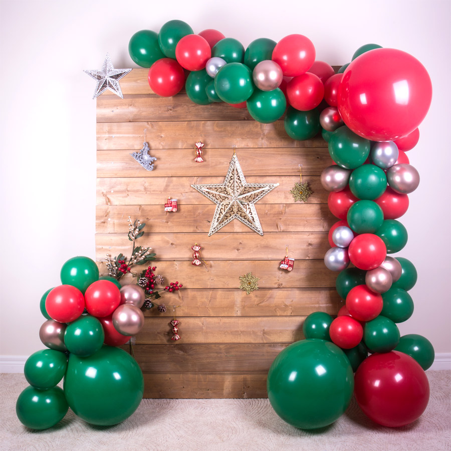 Merry Christmas Balloon Garland Arch DIY Kit for Christmas Party ...