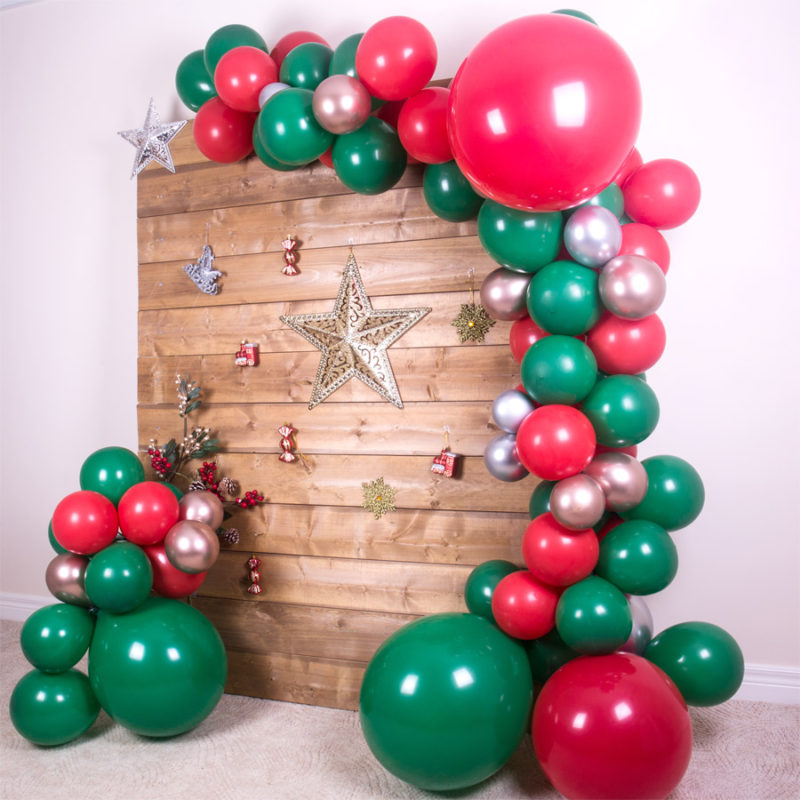 Merry Christmas Balloon Garland Arch DIY Kit for Christmas Party